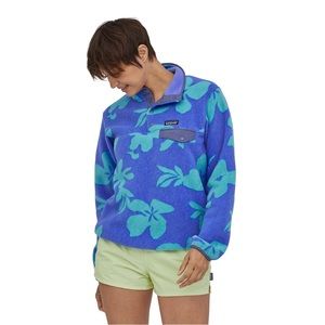 Patagonia Synchilla Snap-T Fleece Pullover Kalani Big Float Blue Hawaiian